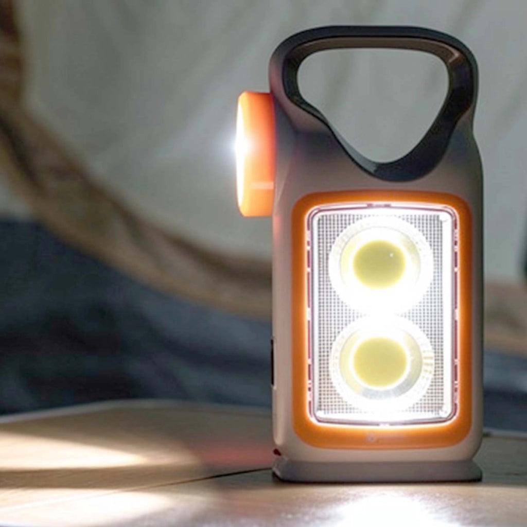Torcia 16 LED 1W Ricaricabile e Solare Multifunzione Bianco Avizar