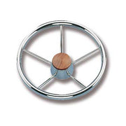 Ruota timone inox diametro mm 320 5 razze