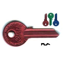 CHIAVI PER CILINDRI 4 SPINE GRANDI WE2U- - WE2U DX ultralite blu - 10 pezzi SILCA
