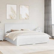 Struttura del letto Bianco 180 x 200 cm Legno multistrato 3411271
