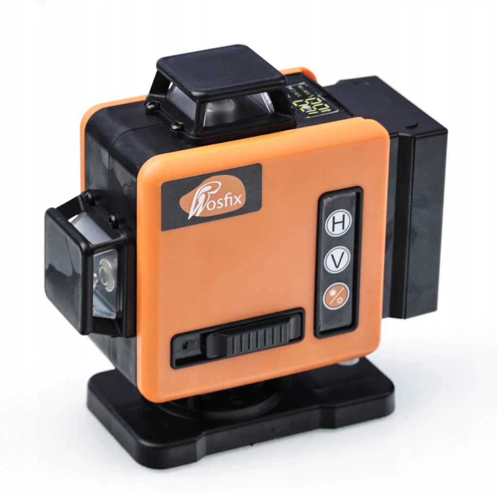 Livella Laser Rosfix Orange Tiger ROT16L-L – 16 Linee 360° | Alta Precisione, IP54, Autolivellante