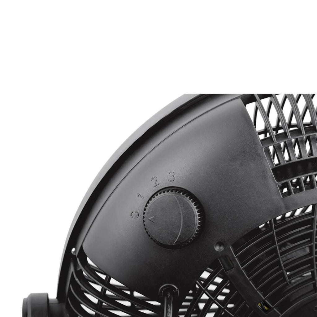 Ardes Ventilatore Box Fan 5 Pale 3 Velocita' 40cm Nero per una Ventilazione Efficace e Silenziosa in Ambienti Domestici