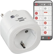 Interruttore intelligente WA 3000 XS01 - 24 GHz Compatibile con Alexa e Google Assistant - Con timer - App gratuita.