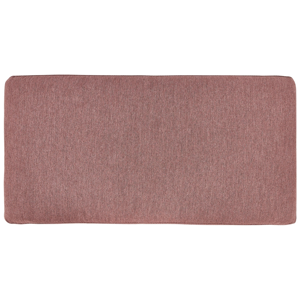 Divano angolare sinistro in poliestere rosa scuro 192 x 155 Divano a 2 posti imbottito con gambe in metallo, tessuto e schienale imbottito, moderno e minimalista