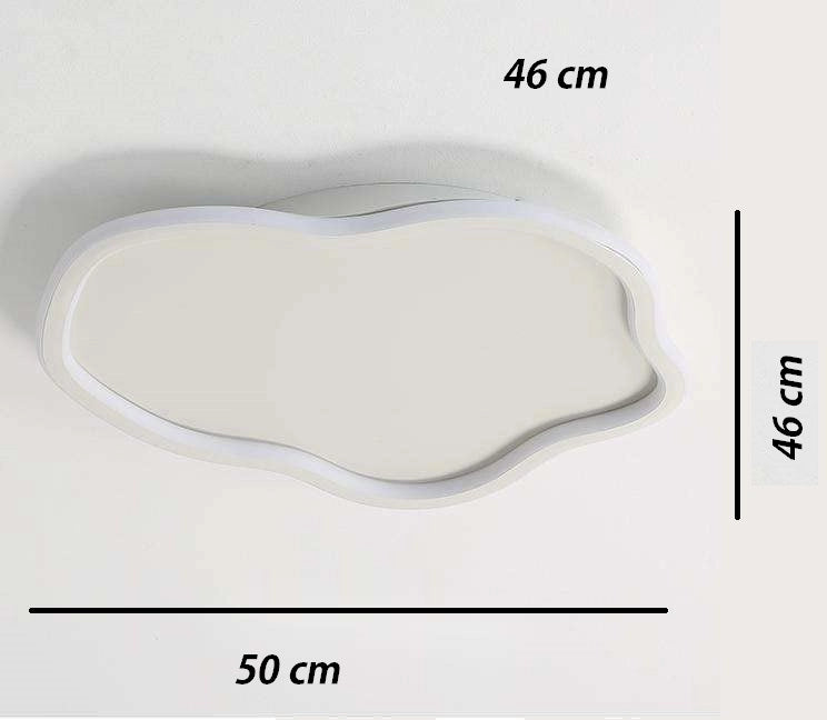 Lampadario Plafoniera Illuminazione a Led Stile Moderno da 43W Luce Per Soffitto forma Nuvola luce Bianca fredda 6500K