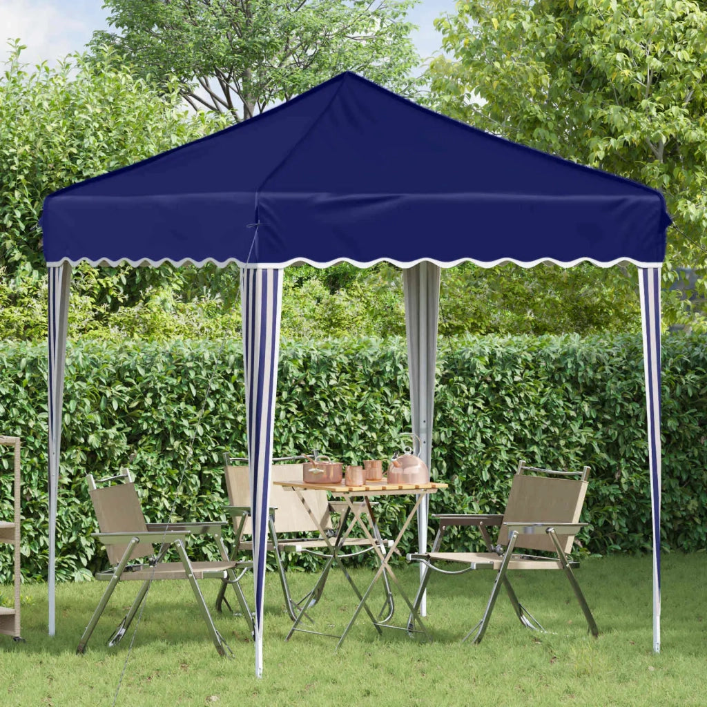 Tenda per feste a pop-up 195 x 195 x 245 cm Blu Tessuto Oxford