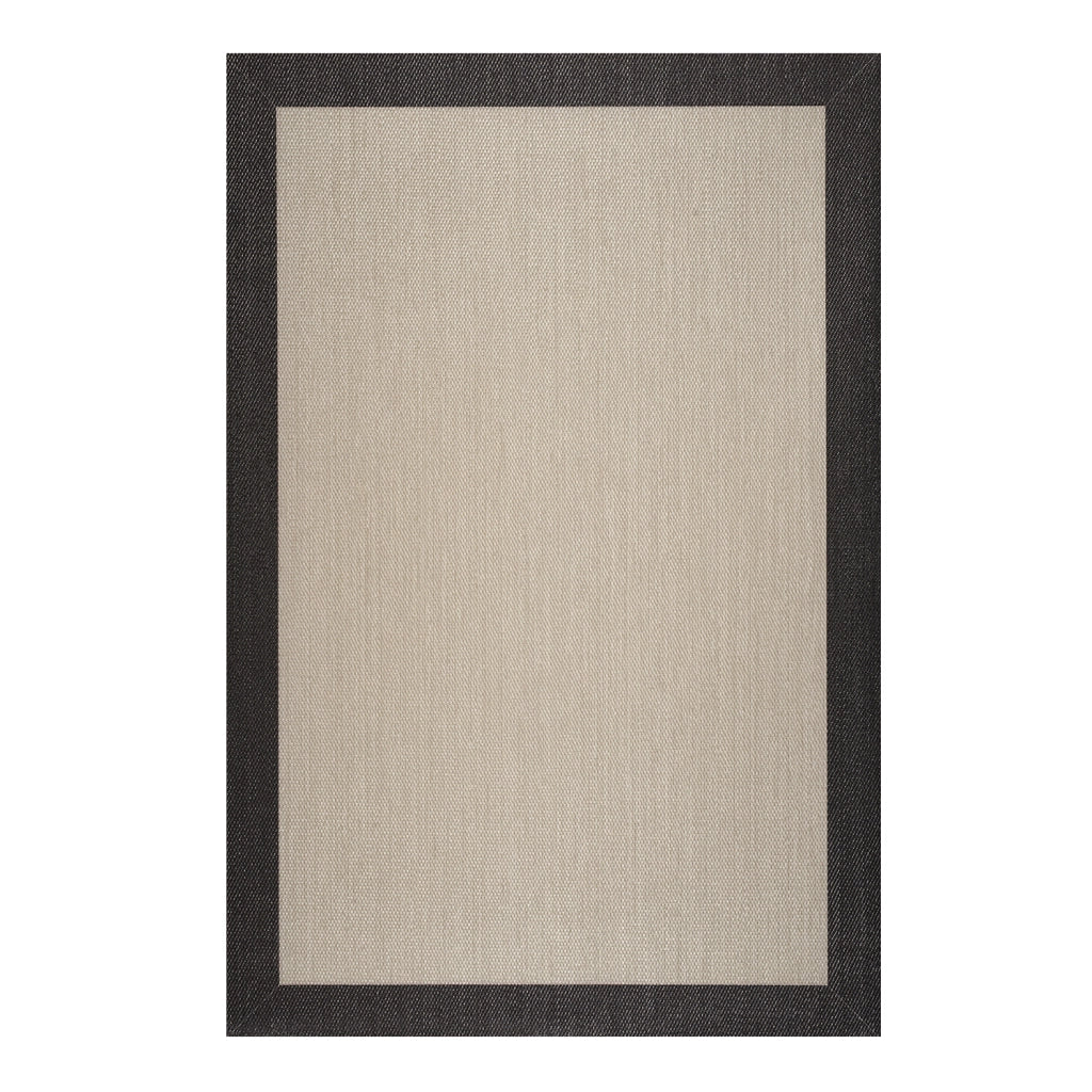 Tappeto vinilico di alta qualità taupe-nero 60x200