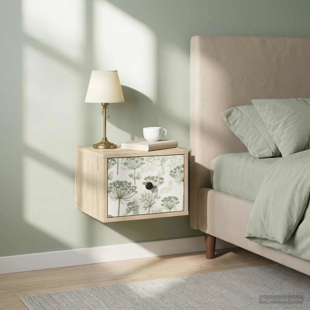 Mobiletto da comodino a parete GOTHA Rovere Sonoma 8007505