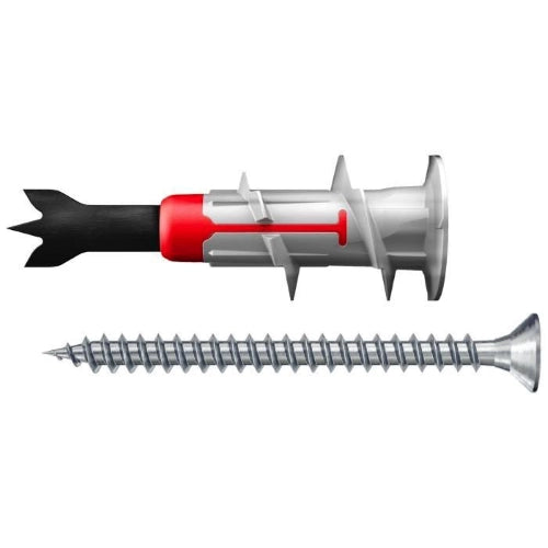 FISCHER DUOBLADE 10 S - TASSELLI PER CARTONGESSO CON VITE PER FISSAGGIO DI CARICHI PESANTI - CONF. 25PZ
