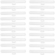 20 pezzi di supporti orizzontali per veneziane, accessori di riparazione per veneziane in plastica, per lamelle da 89 mm/3,5 pollici