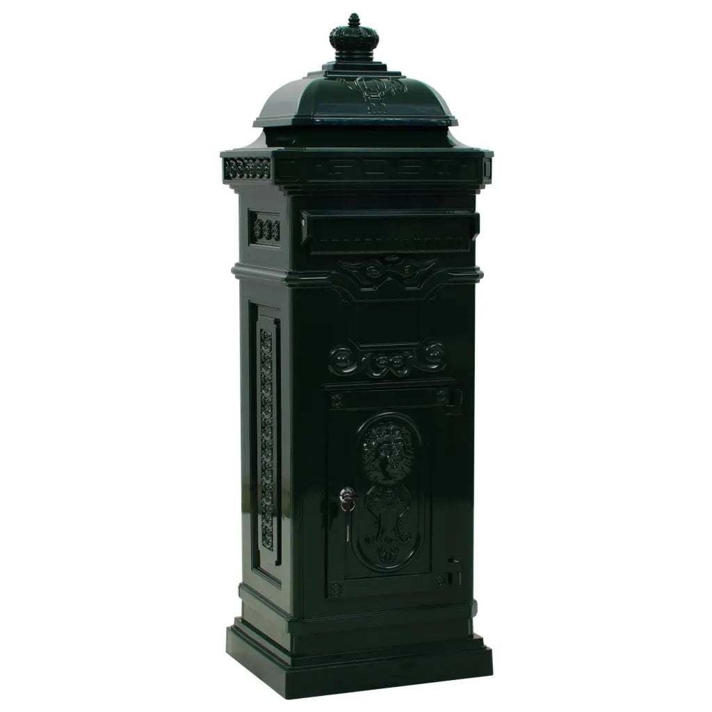 Cassetta della Posta in Alluminio Inossidabile Vintage Verde 43890