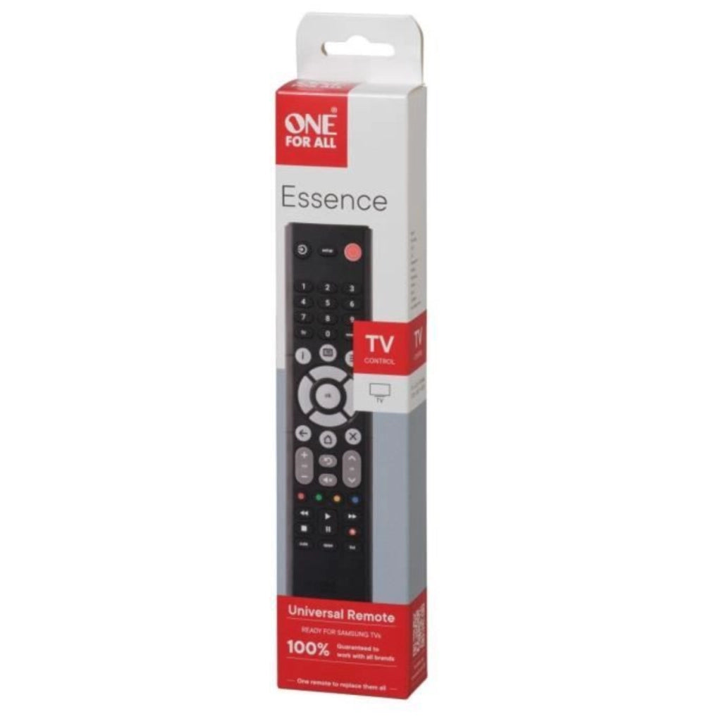 One For All telecomando di ricambio universale per TV ESSENCE, Nero