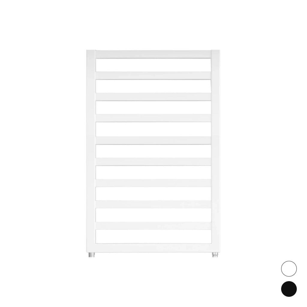 Termoarredo Zehnder Quaro nero opaco 97x45 cm