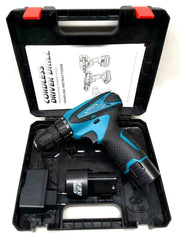 Trapano Avvitatore a Batteria a Litio In Valigetta 12v doppia batteria