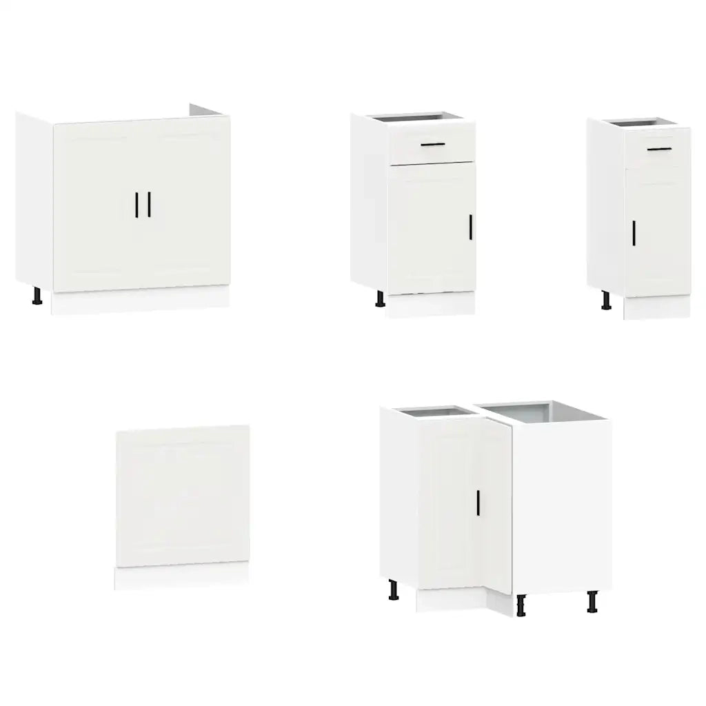 Set Mobili da Cucina 11 pz Porto Bianchi Legno Multistrato