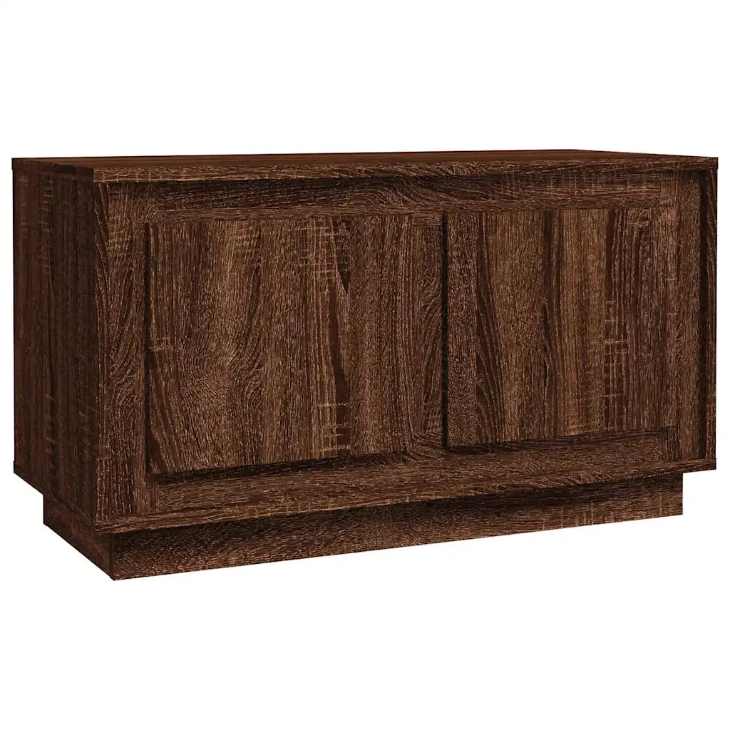 Mobile TV | Armadietto TV | Mobile Porta TV Rovere Marrone 80x35x45 cm in Legno Multistrato