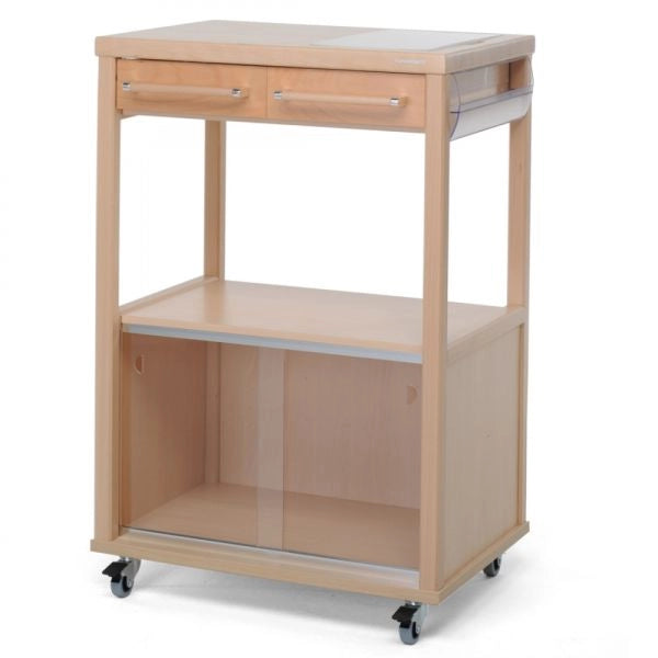 Carrello porta vivande foppapedretti 339506 benchef noce