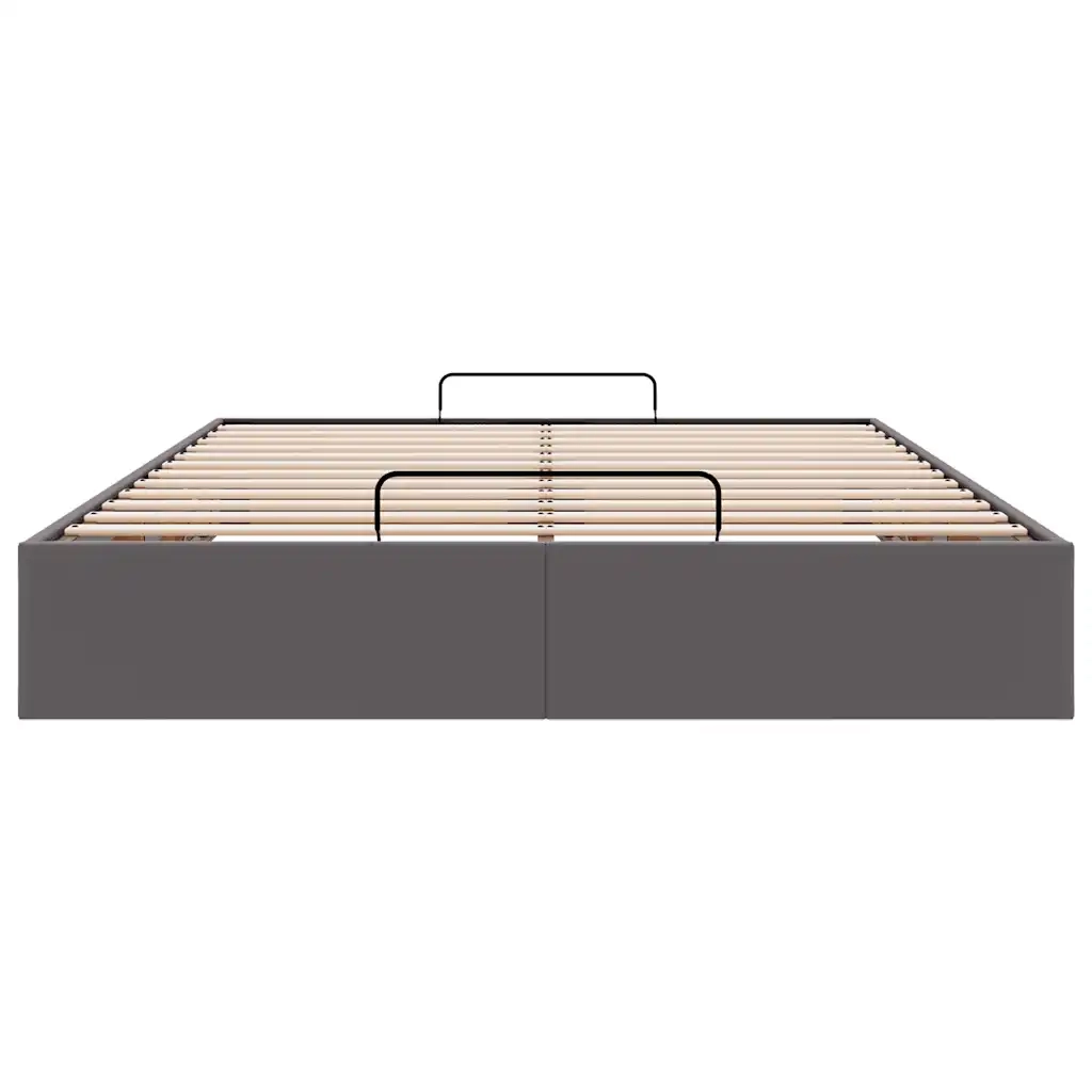 Struttura Letto Pouf senza Materasso 140x200 cm Similpelle