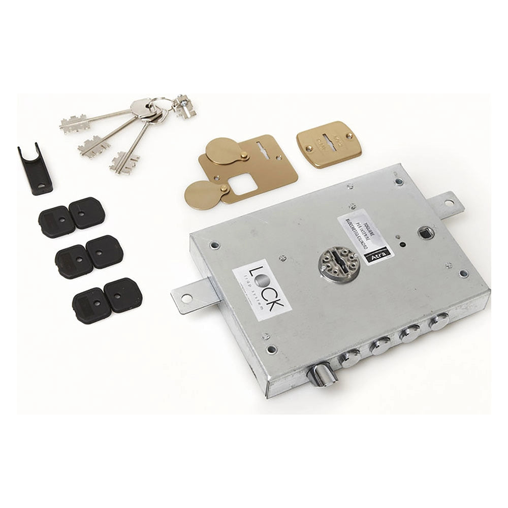 1pz serratura a doppia mappa da applicare art. 611 sx   e 60 codice 301666 cod:ferx.301666nlm