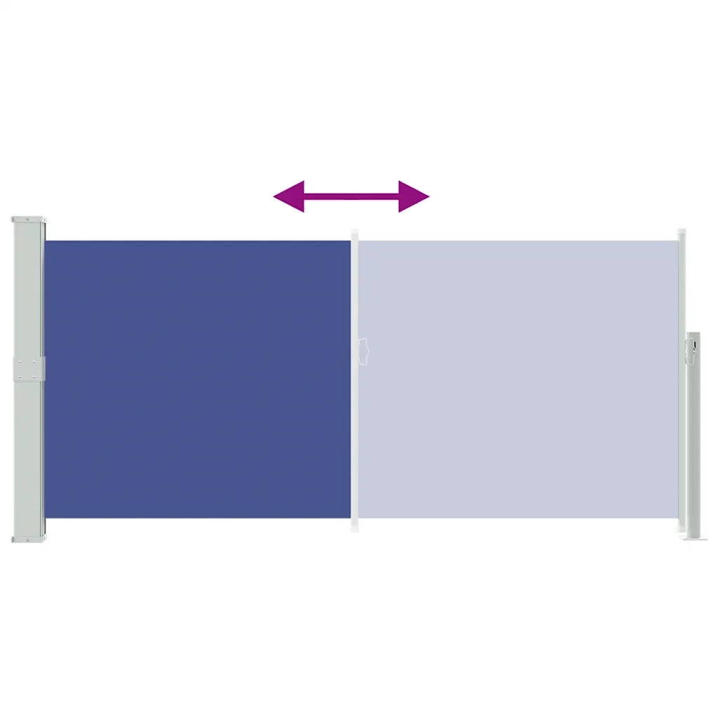 Tenda da Sole | Tenda parasole Laterale Retrattile 140 x 300 cm Blu