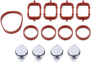 Kit di pacchetti di flusso di aspirazione a spirale per cilindri - Adatto per diametro 22 mm - Blocco di alluminio per auto (4 pezzi)