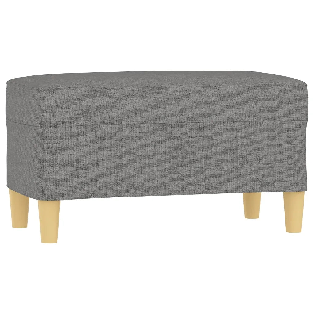 Panca Grigio Scuro 70x35x41 cm in Tessuto CFW4900531