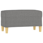 Panca Grigio Scuro 70x35x41 cm in Tessuto CFW4900531