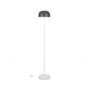 Lampada da terra con paralume e interruttore a pedale, Lampada a stelo moderna per camera da letto e soggiorno