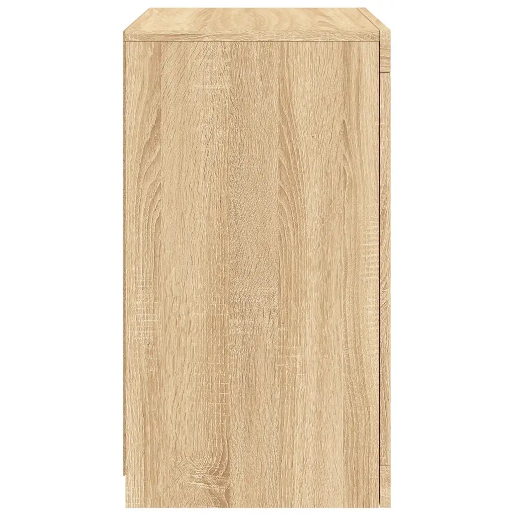 Armadietto con Luci LED Rovere Sonoma in Legno Multistrato 836634