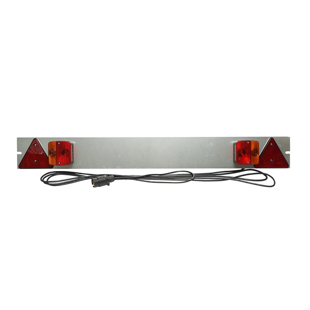 Barra di traino con lampade, cavo da 6 m, spina a 7 poli
