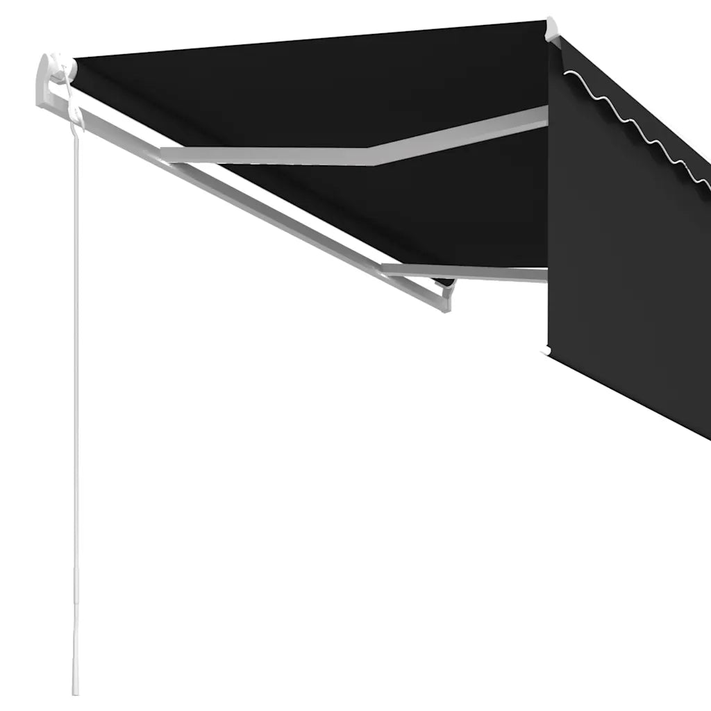 Tenda Retrattile Automatica con Parasole 3,5x2,5 m Antracite   cod mxl 43642