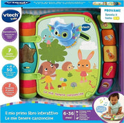VTech Il Mio Primo Libro Interattivo - Le Mie Tenere Canzoncine, Libro Interattivo per Neonati con Animali in Rilievo, 6