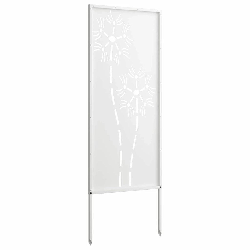 Schermo per privacy in giardino Traforo Bianco 50 x 140 cm CFW6638501