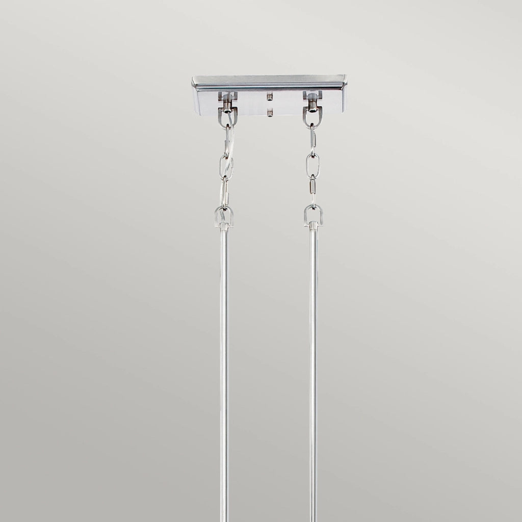 Lampadario Industrial Nordico Emery Metallo Argento Imperiale 3 Luci E27