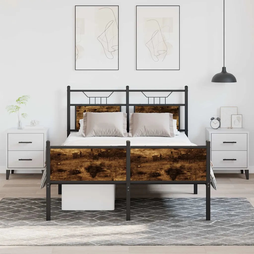Giroletto senza Materasso Rovere Fumo 120x200 cm in Truciolato 4106924