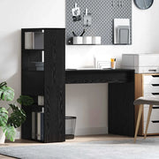 Scrivania Rovere Nero 113 x 54 x 120 cm Legno multistrato 869275