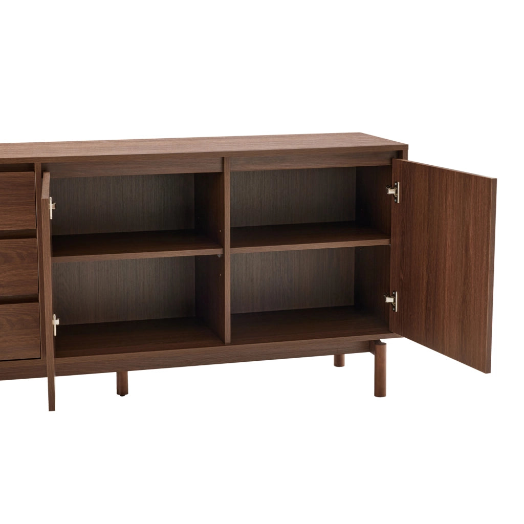 Tavolo buffet in legno scuro 160cm SARAH