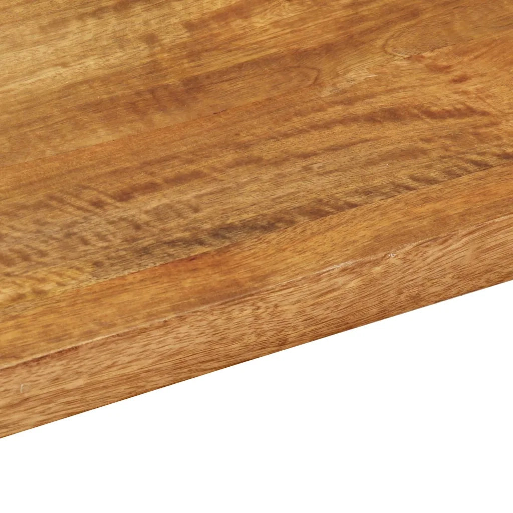 Piano per Tavolo 100x60x2,5cm Rettangolare Legno Massello Mango 371600