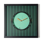 Orologio da parete elegante Tiffany grande Nero,verde acqua
