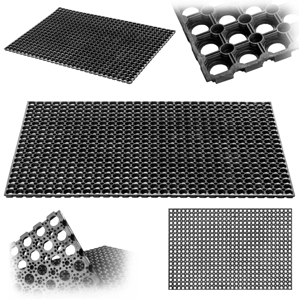 Zerbino d'ingresso KADAX, tappetino universale per scarpe, 120x80 cm, gomma