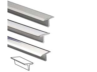 PROFILO T MT 0,9- - mm.14x9 acciaio inox - 10 pezzi