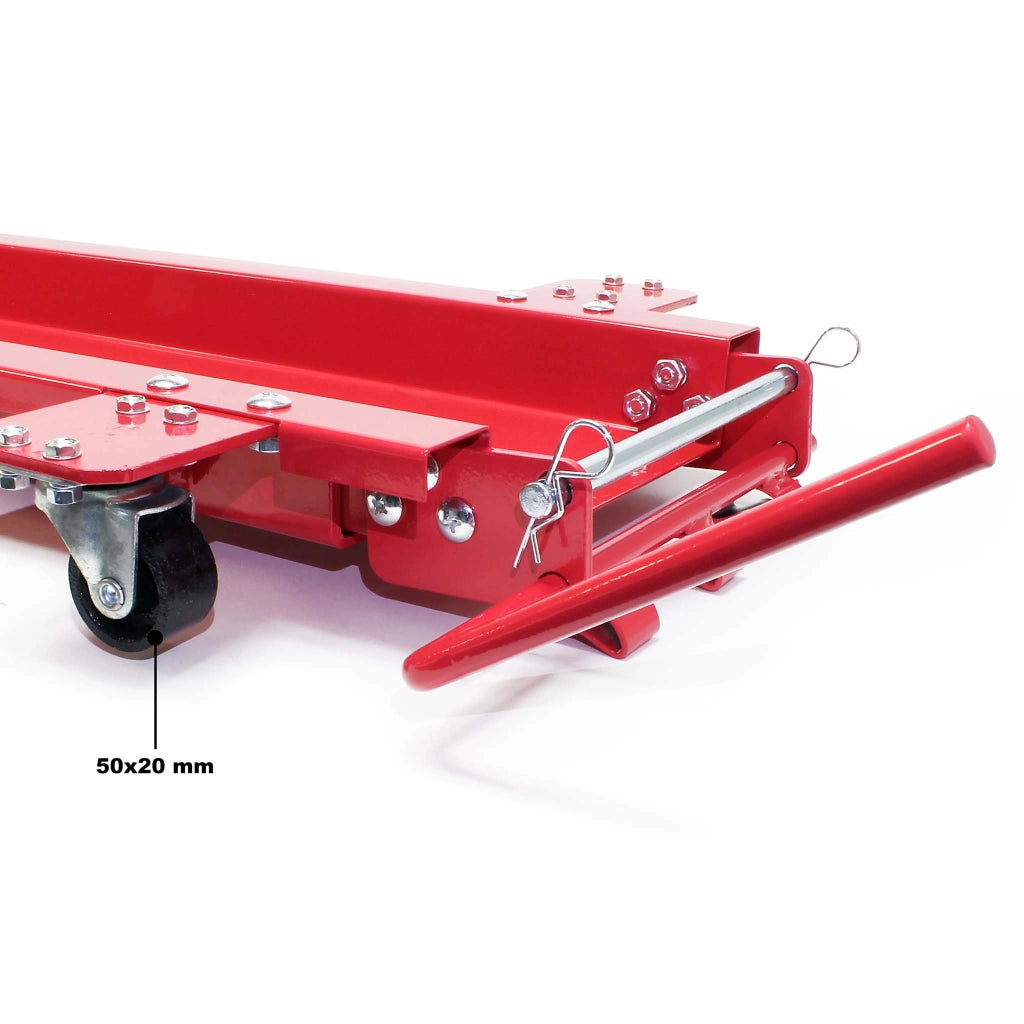 Pedana sposta moto fino a 570 kg Carrello Ausilio di manovra