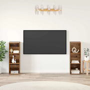 vidaXL Set mobile TV 2 pcs Legno vecchio 107 x 35 x 37 cm