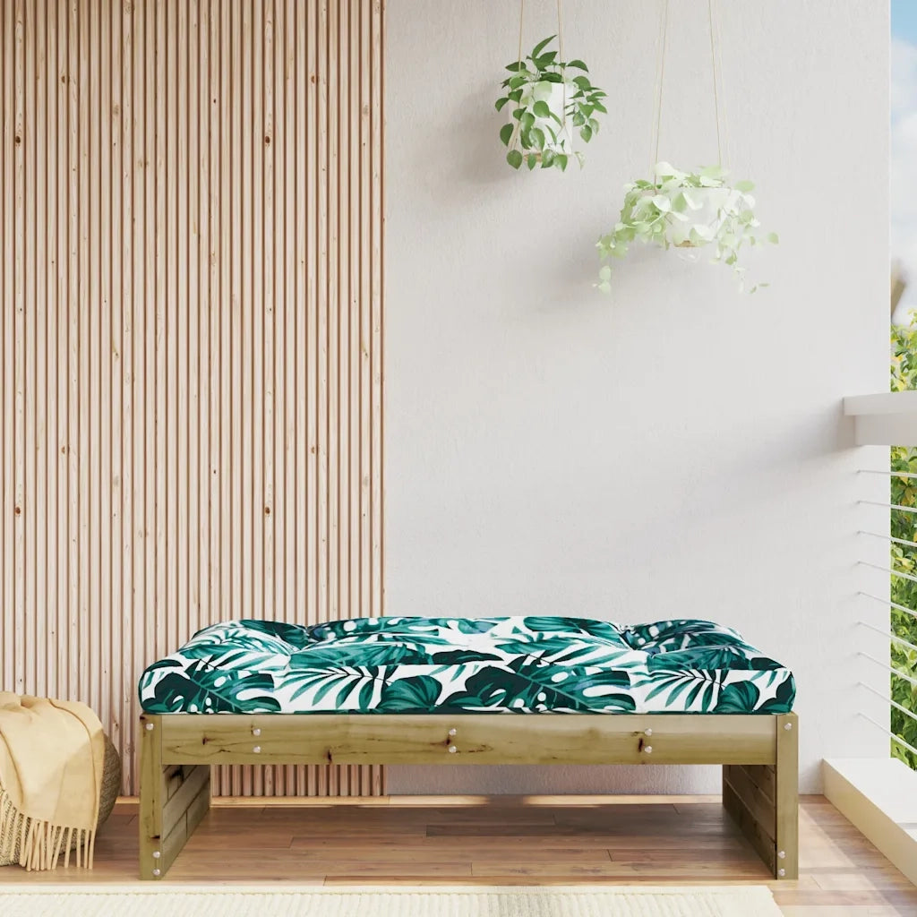 Sedia da giardino-Poggiapiedi da Giardino 120x80 cm in Legno Impregnato di Pino 789984