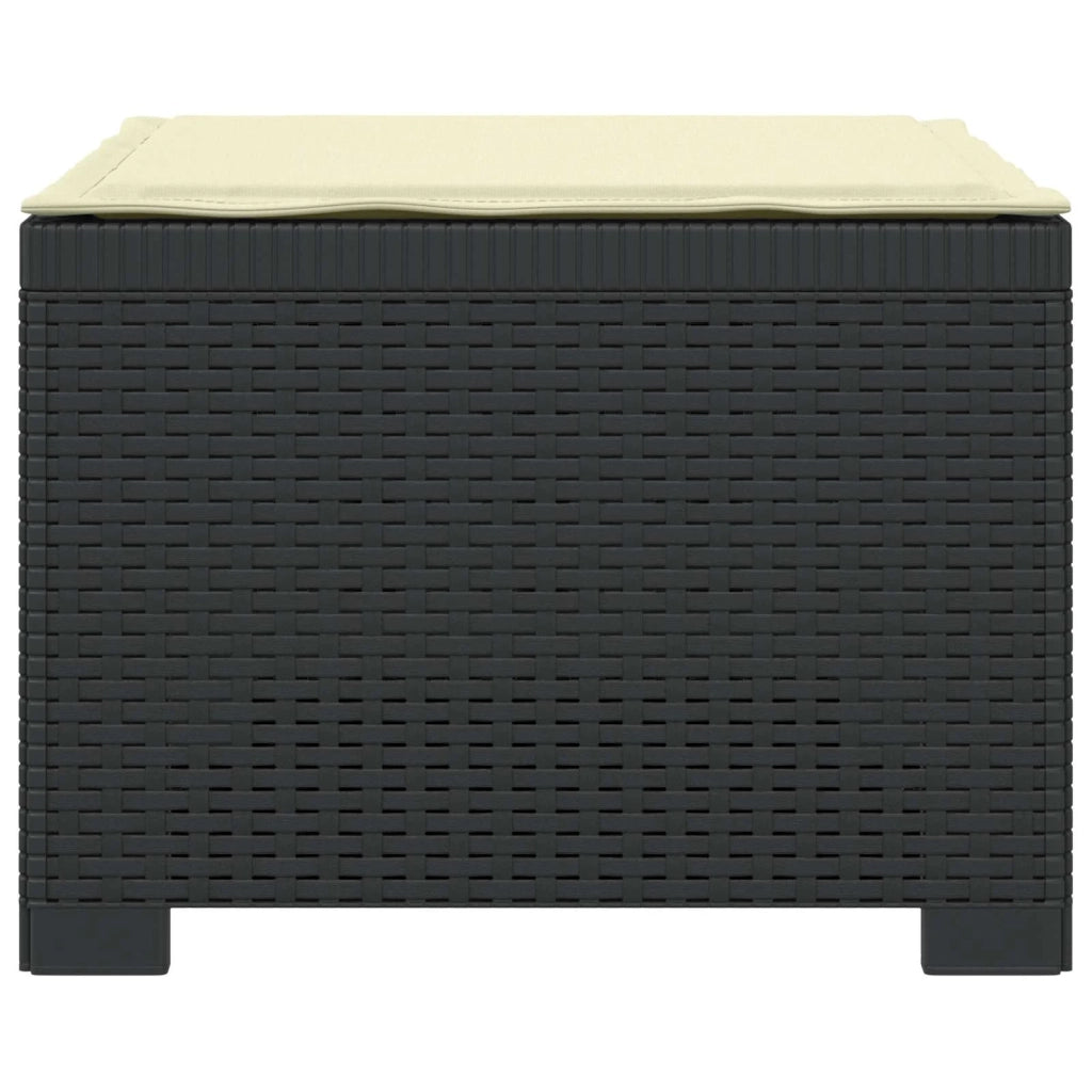 Divano da esterno-Divano da Giardino a 1 Posto con Cuscino Aspetto Rattan PP 791443