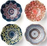 Set di 4 piatti ceramici per contorni, piatti per salse di soia, piccoli piatti da 70 ml per salse e ketchup, 8,4 cm