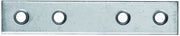 LASTRINA DIRITTA INOX 100 PZ. 4 fori mm.60