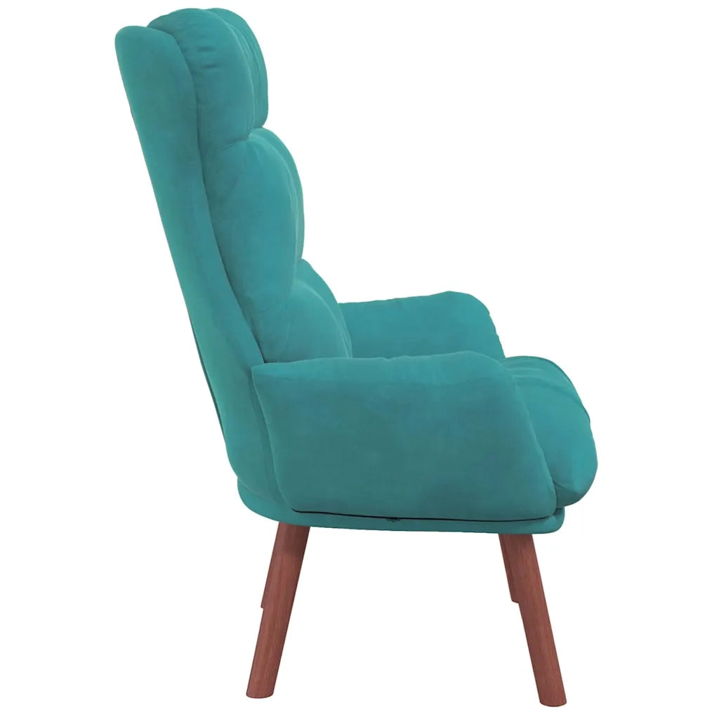 poltrona Turchese 69 x 74 x 93 cm Velluto 42001843