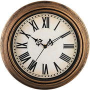 Orologio da Parete Classico 30cm Silenzioso con Numeri Romani senza Suono di Goccia per Camera da Letto, Salotto, Funziona con Batterie