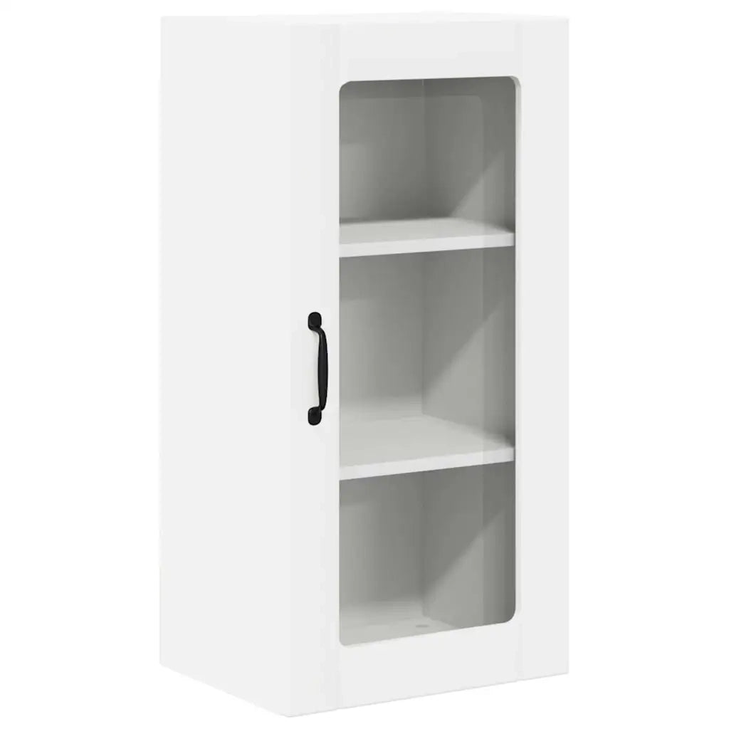 Mobile in vetro da parete PORTO 2 pcs Bianco 40 x 31 x 80 cm